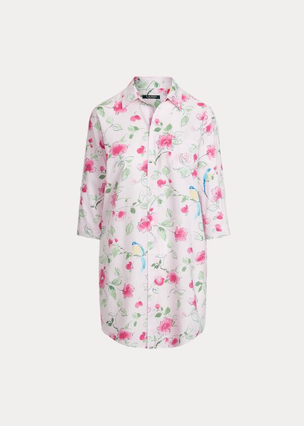 Camisa Ralph Lauren Floral Algodão Mulher 50623-ICJB